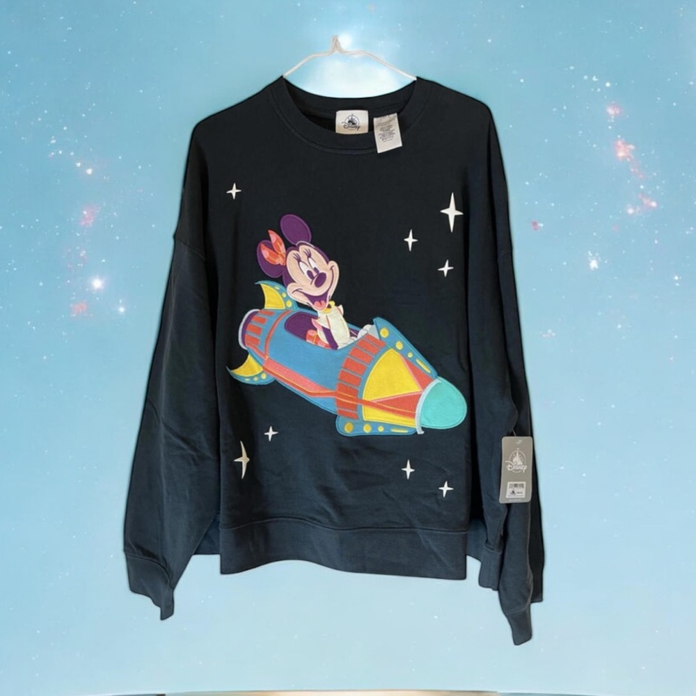 NWT Disney‎ Spirit Jersey Adult 1X Black Disneyland Resort Spell-out